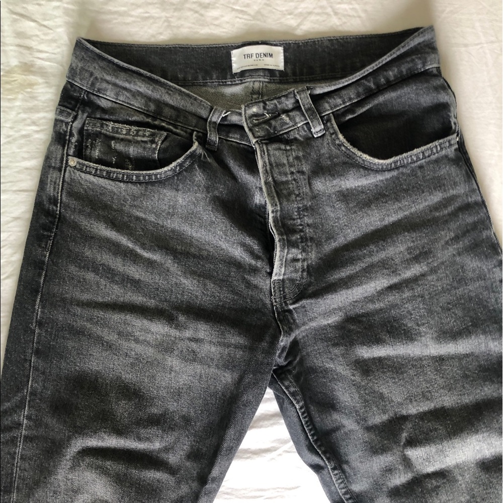 Zara Hi-Rise Slouchy Straight Jean